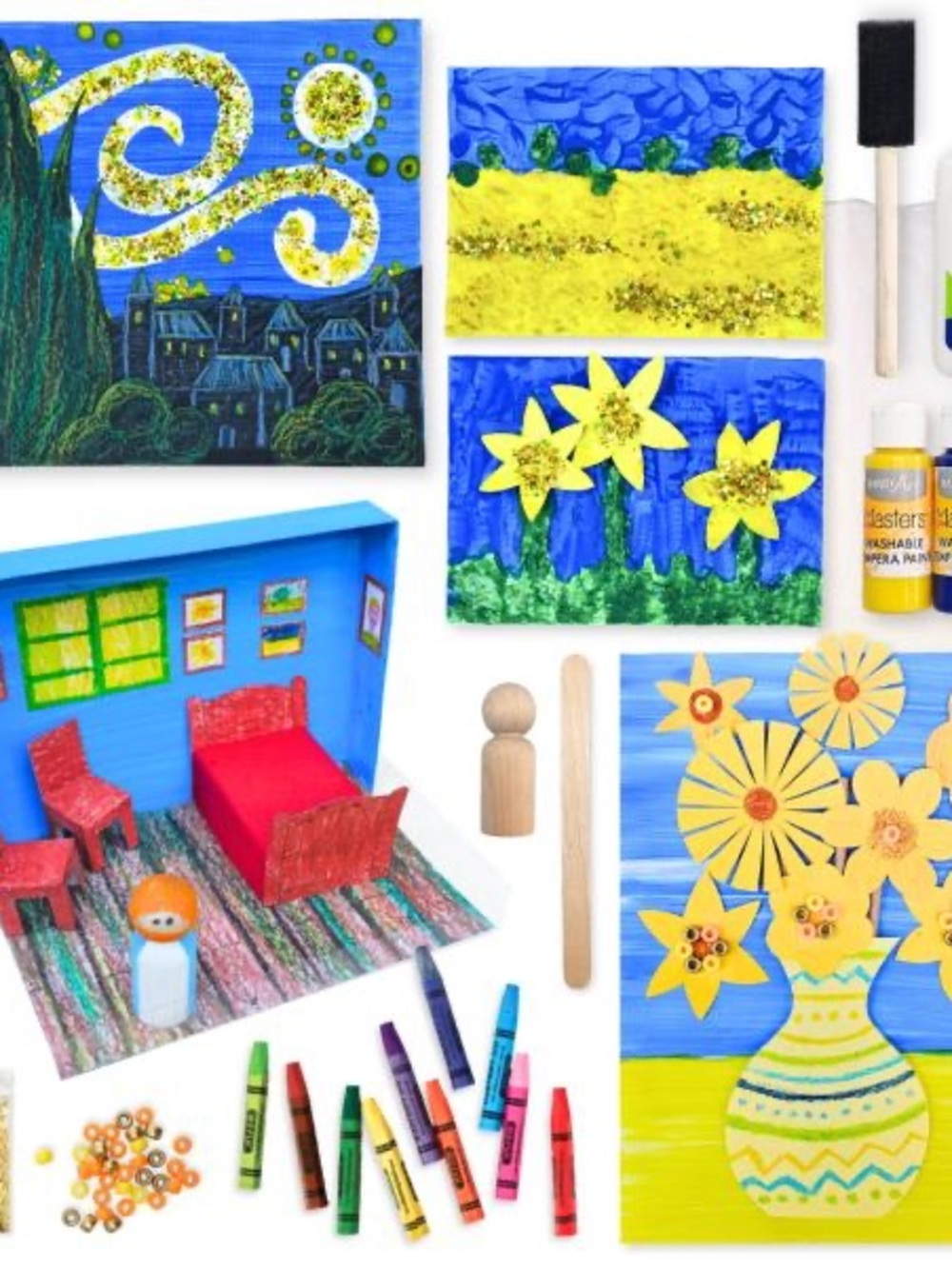 🎨Van Gogh Kids Art Box Kit- new & unopened in box